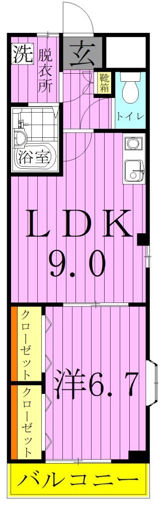 プラーサ・シアン・サージュ 間取り図