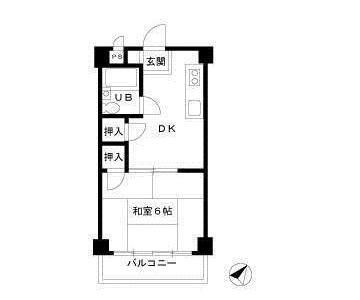ＭＡＲＳＡ五香  210号室 間取り
