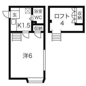 コスモ六実東 102号室 間取り