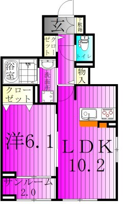 モーヴソレイユ 間取り