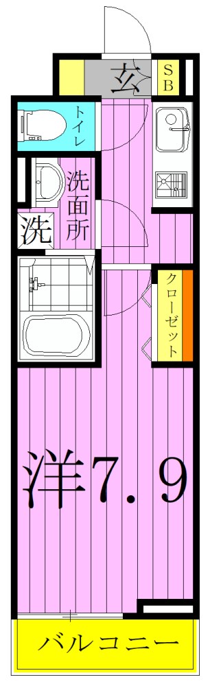 Ｂｅｌｌｅ　Ｆｌｅｕｒ 間取り図