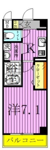 エスパシオＥ 間取り図