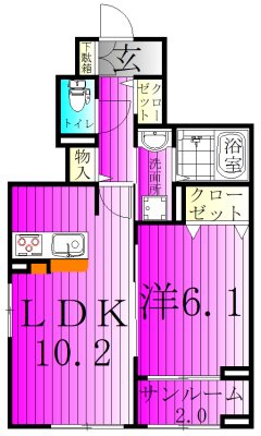 モーヴソレイユ 間取り