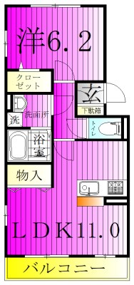 フェリーチェ　ヴィータＡ 間取り