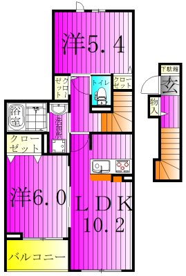 モーヴソレイユ 間取り