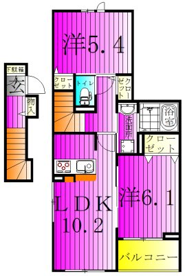 モーヴソレイユ 間取り