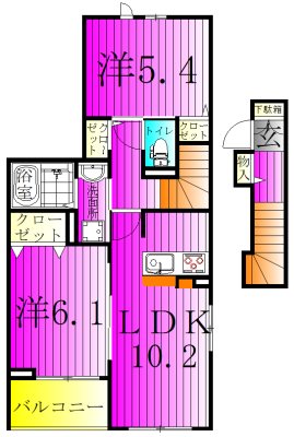 モーヴソレイユ 間取り
