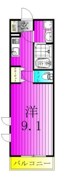 Magnolia cout　～マグノリアコート～　 101号室 間取り