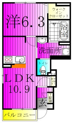 ヤングウッズ柏の葉Ⅱ 間取り