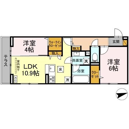 プロスペールＥ　No.1 間取り