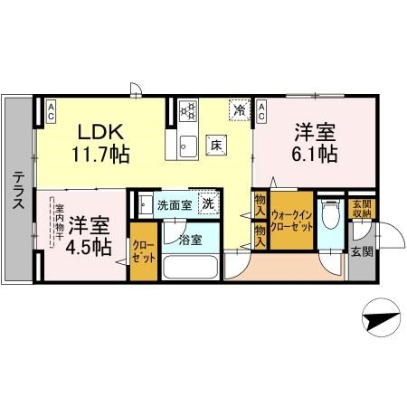 プロスペールＥ　No.1 間取り