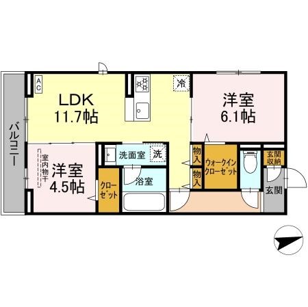 プロスペールＥ　No.1 間取り