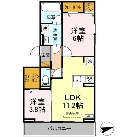プロスペールＥ　No.1 間取り