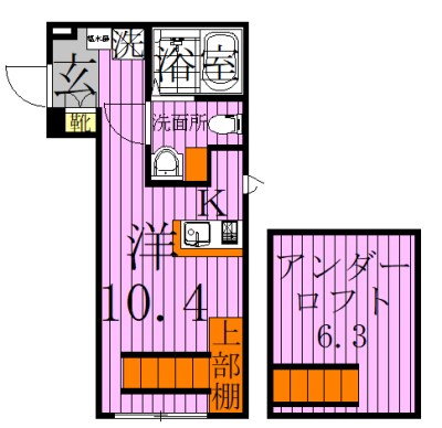 COCOCUBE北千住 間取り図