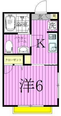 サザンＥＸ３ 間取り図