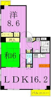 パークハイムＭＳＫ 間取り図
