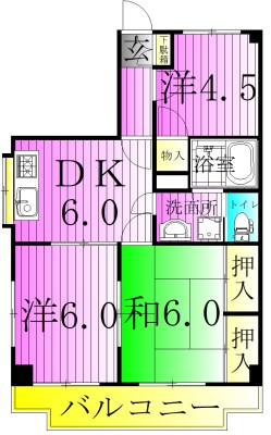 ロイヤルハイツ小宮 間取り図