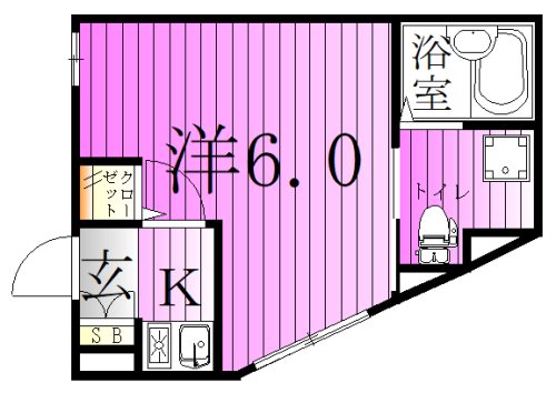 桜木ヒルズ綾瀬  間取り図