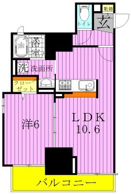 アビタ・ヴァン 間取り図