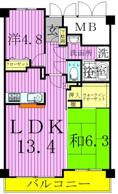ミ・アモール 間取り図