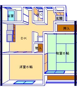 エスペランス 間取り図