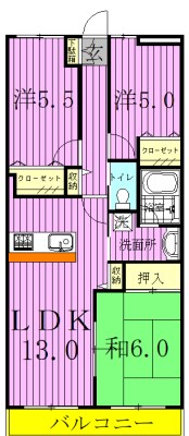 レジデンス柏 間取り