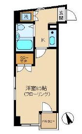 メゾンドール北千住 間取り図