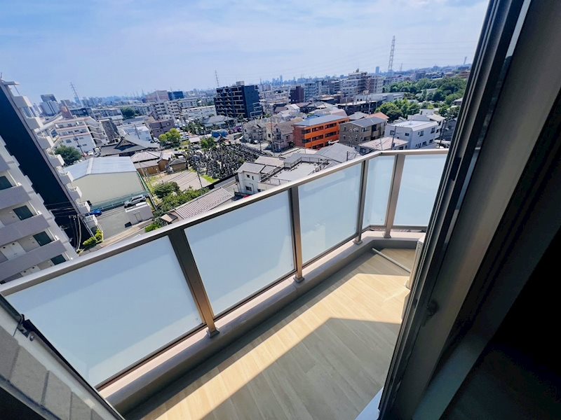 アルファコート谷在家 ベランダ