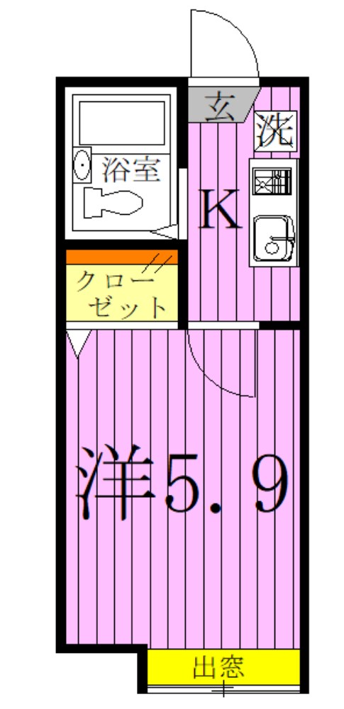 オーネスト六町１ 間取り図
