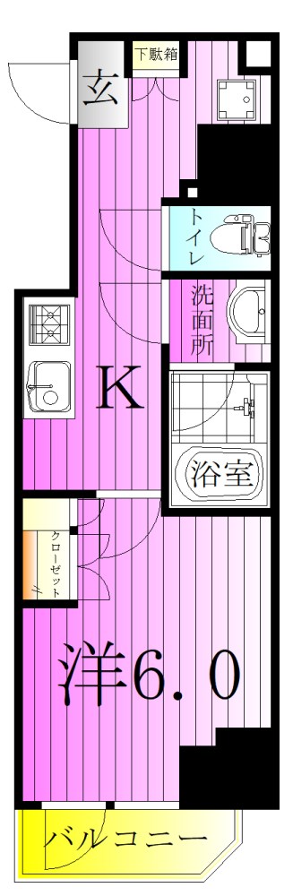 コンフォリア・リヴ千住 間取り図