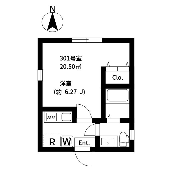 EXENTIA ROKUCHO 間取り図