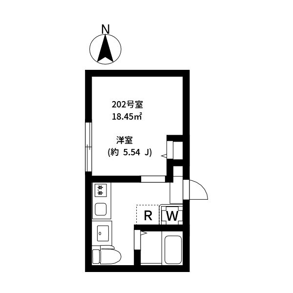 EXENTIA ROKUCHO 間取り図