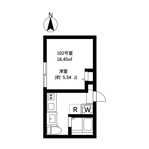 EXENTIA ROKUCHO 間取り図