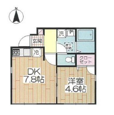 グリーンフォレストⅠ 間取り図