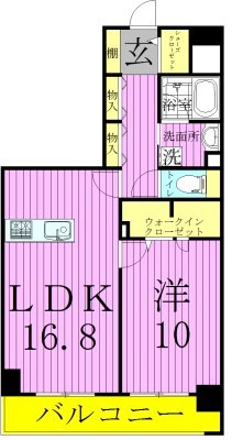 ロイヤルパークスシーサー 間取り図