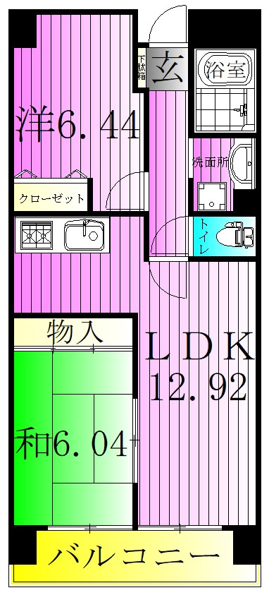 コンフォートパレス 間取り図