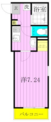 ＧＲＡＤＯ　kameari 間取り図