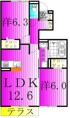 プリムヴェール 間取り