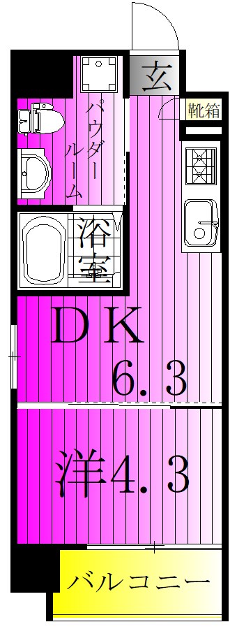 ベルシード綾瀬ｄｕｅ＃Ｒ 間取り図