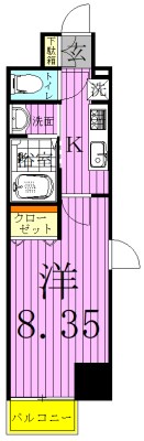 Ｃａｒｒｅ　Ｓ.Ｉ 間取り図