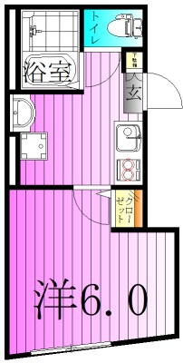 6th　Av.Residence　AYASE 間取り図