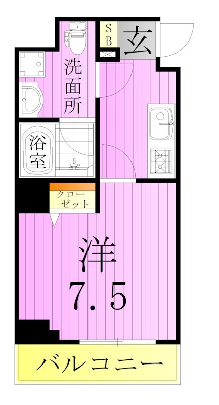 MAXIV ALIVE梅島 間取り図