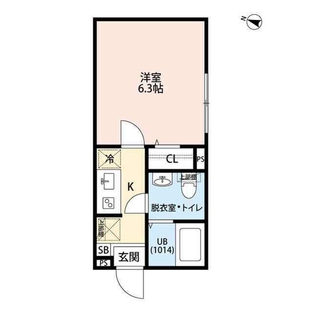 エクセラン西尾久East 間取り図