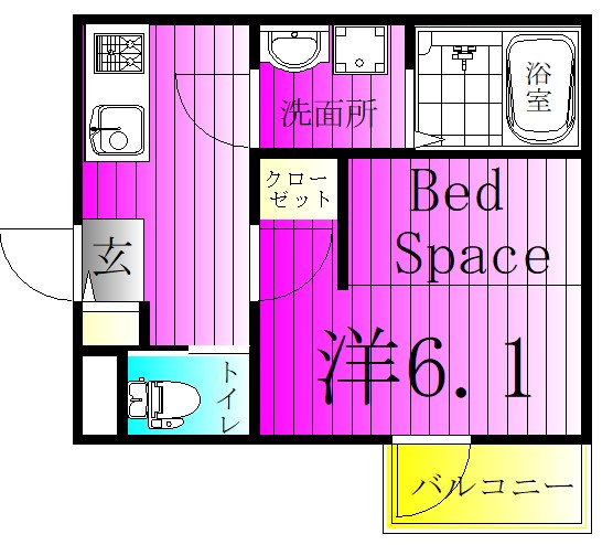 ＫＥＩＡＩ　ＲＥＳＩＤＥＮＣＥ　新松戸Ⅱ 間取り