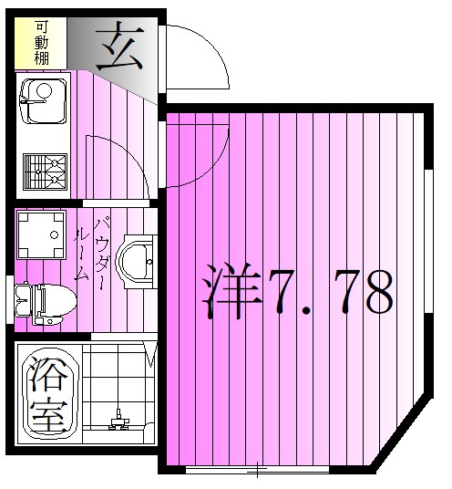 ノーブル四ツ木 間取り図