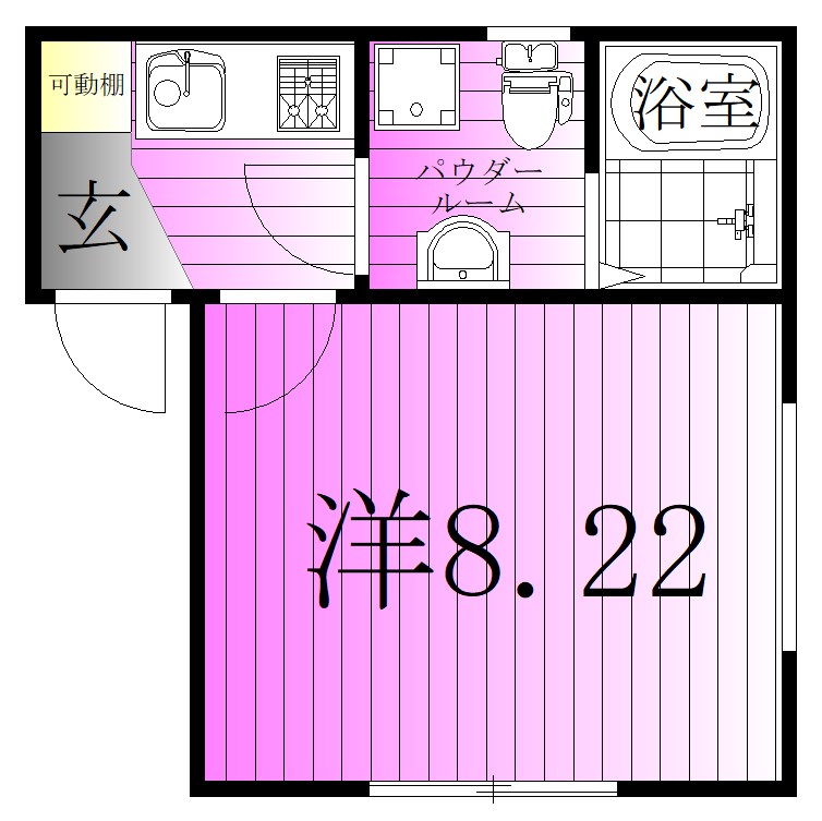 ノーブル四ツ木 間取り図