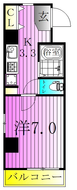 ベルメゾンエス 間取り図