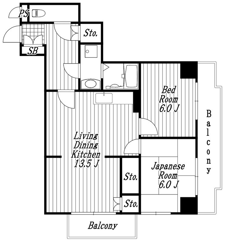 メゾン・ラポームⅠ 間取り