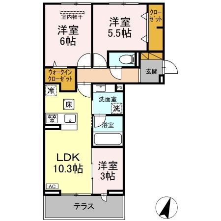 リシェスみのり台　A棟 間取り