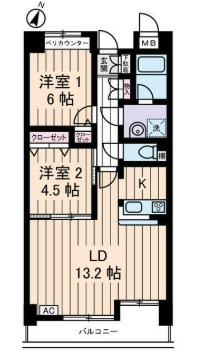 ラ・ポーム 間取り図